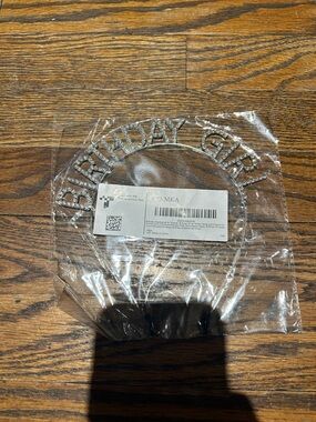glam Silver 'Birthday Girl' Rhinestone Party Tiara